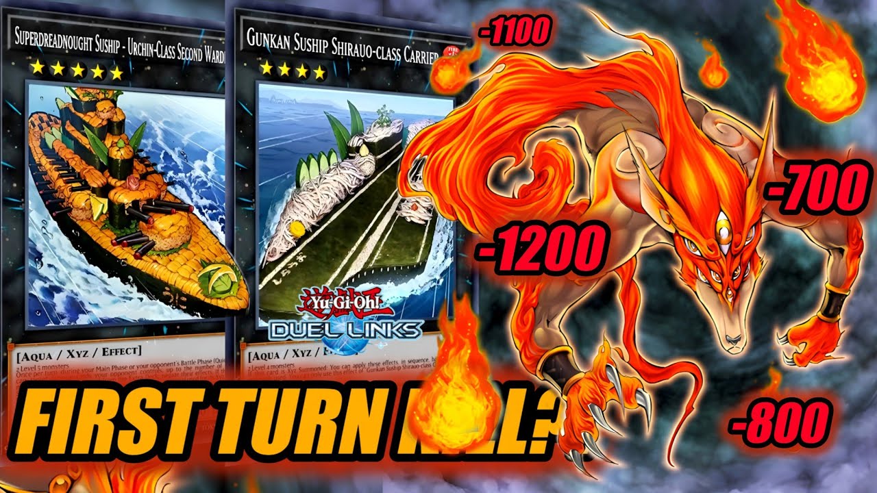WHAT?! SUSHIPS can BURN FTK?! NEW BEST WAY to PLAY ft. *OLD* Card: Flame Spirit Ignis [DUEL LINKS]