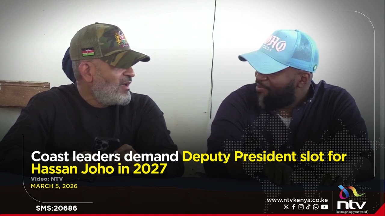 Coast leaders demand Deputy President slot for Hassan Joho in 2027