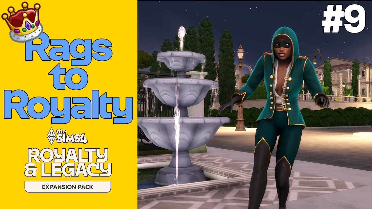 👑 Sims 4: Королевская семья и наследие | Из грязи в князи - Эпизод 9 | Визит разбойника!