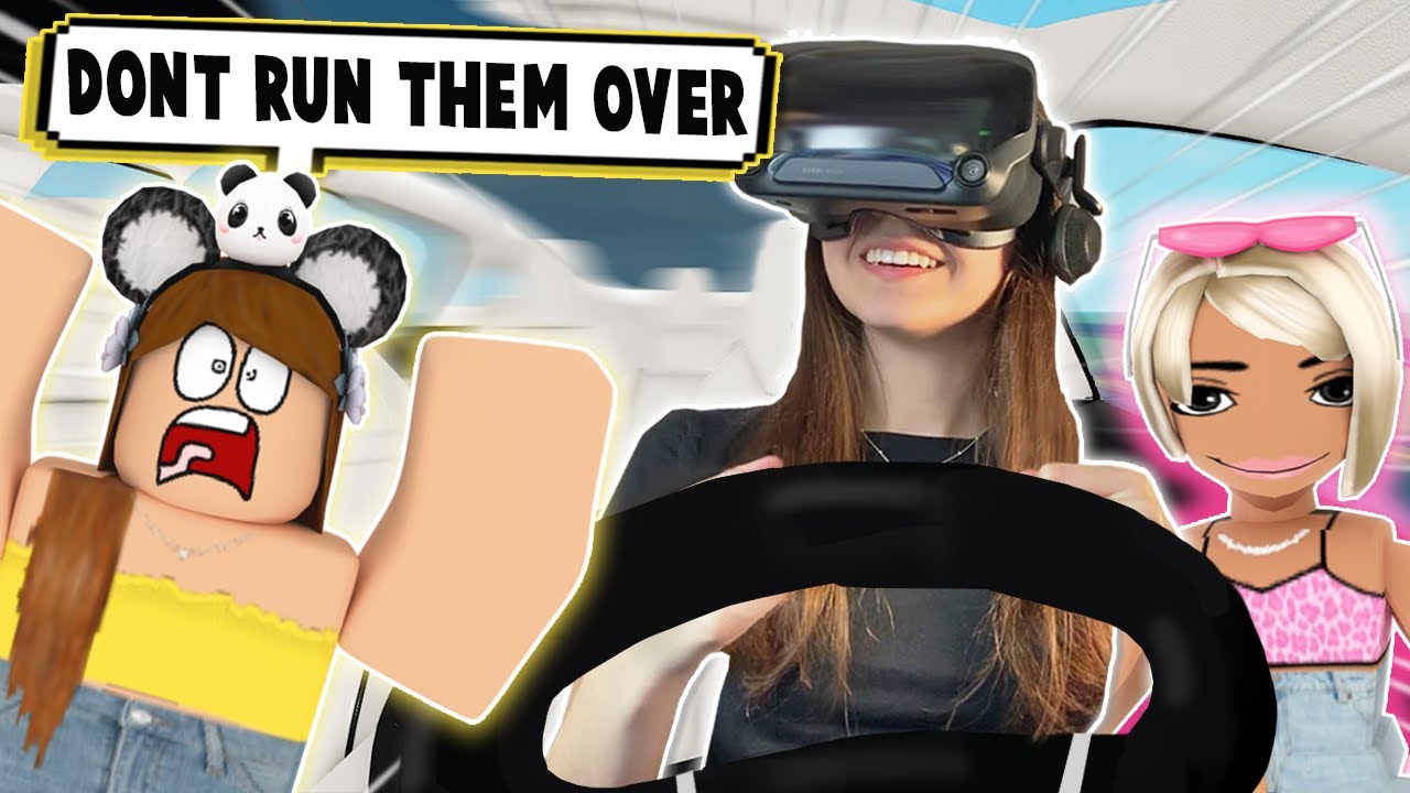 I FINALLY LEARNED HOW TO DRIVE... VR Roblox Self-Driving Simulator