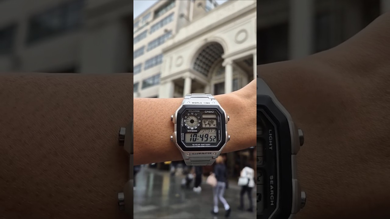 Casio AE-1200WH-1AVEF (Casio Royale)  - Wrist Roll