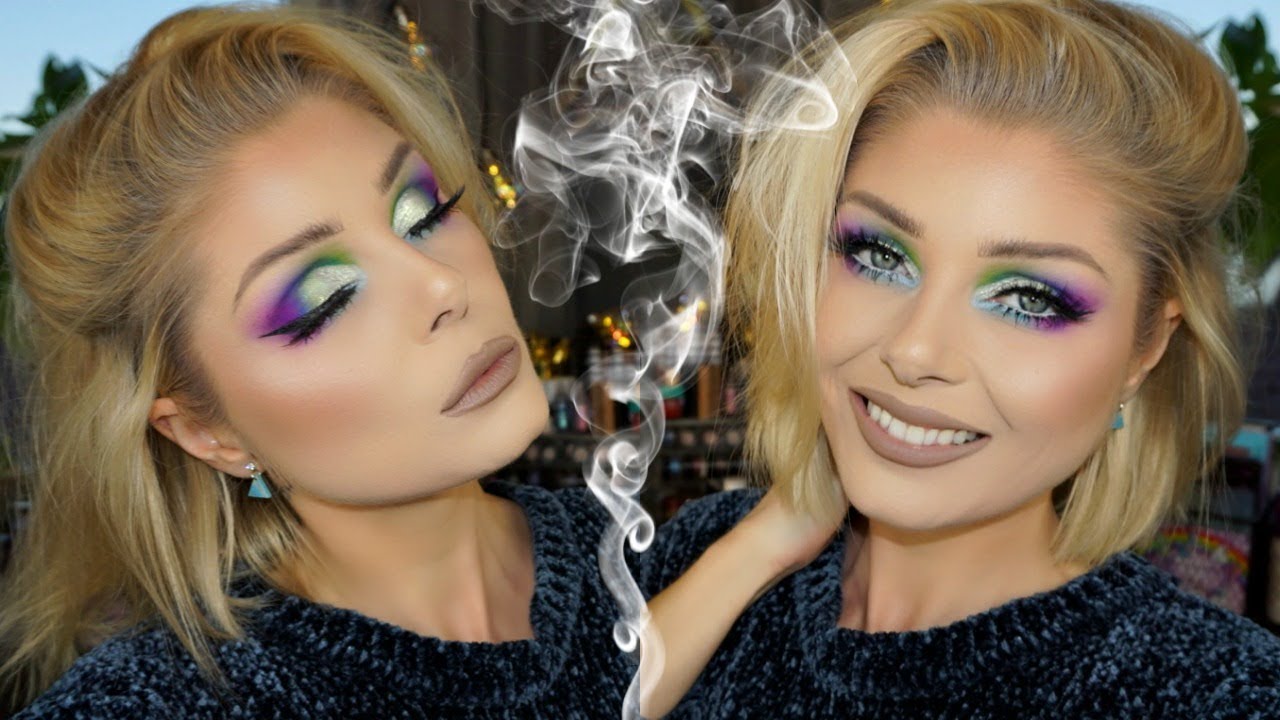 Colorful Cutcrease Makeup Tutorial