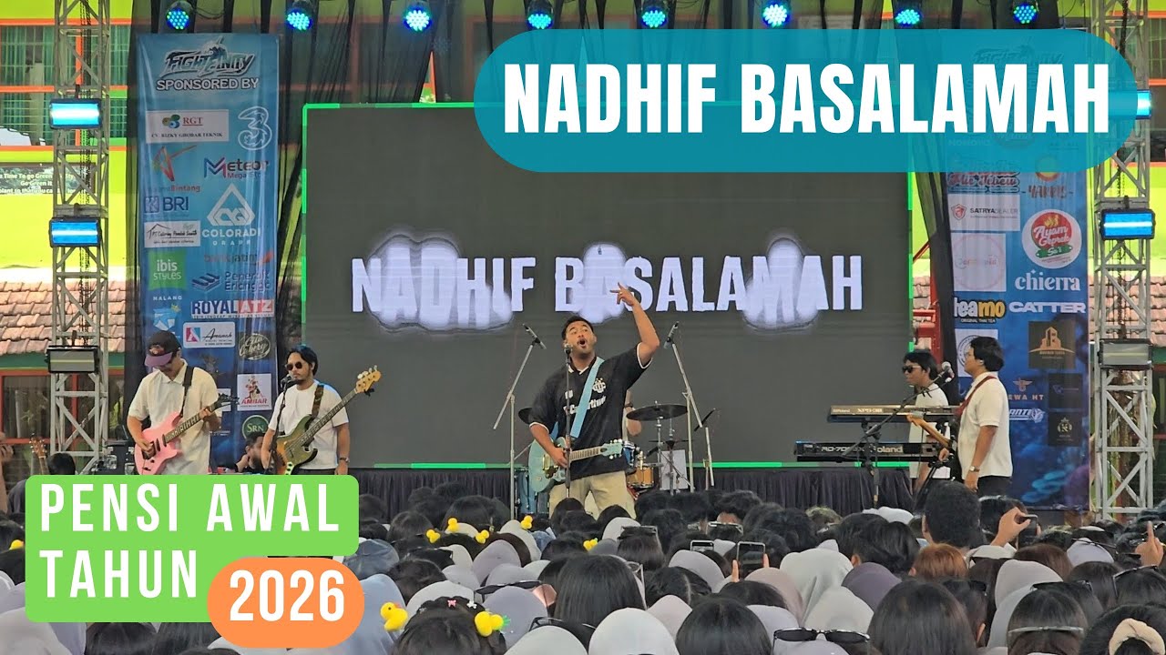 NADHIF BASALAMAH  - Live Anniversary SMKN 1 TUREN 58