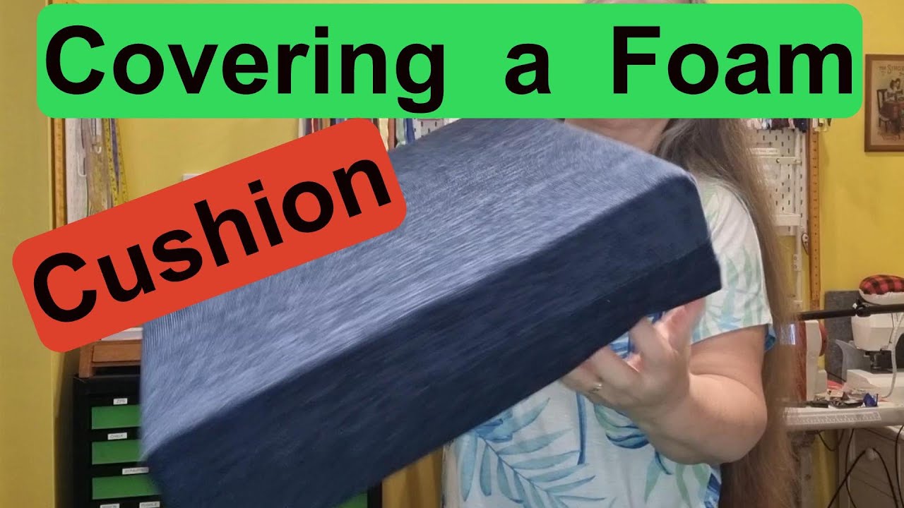 How to sew a boxy cushion cover with zipper for foam insert