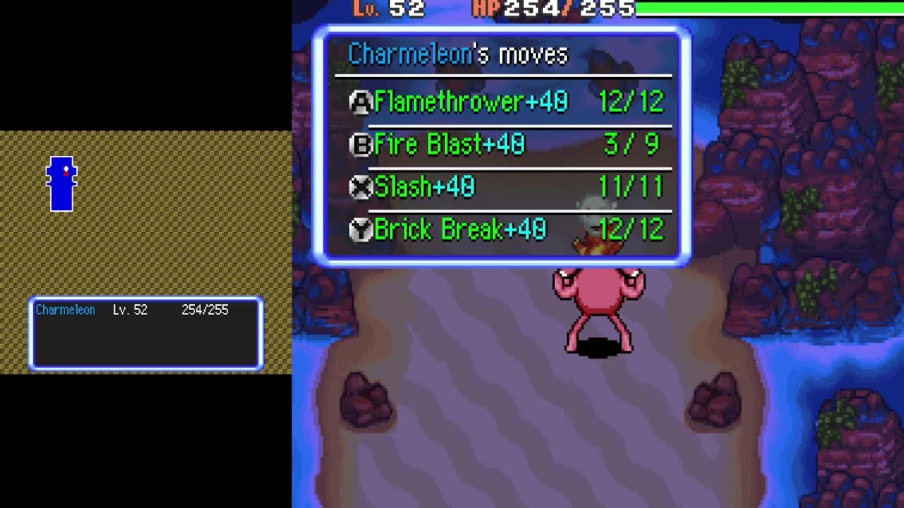 Pokémon Mystery Dungeon Shallow Shindig Beating the Husk with cheat powers