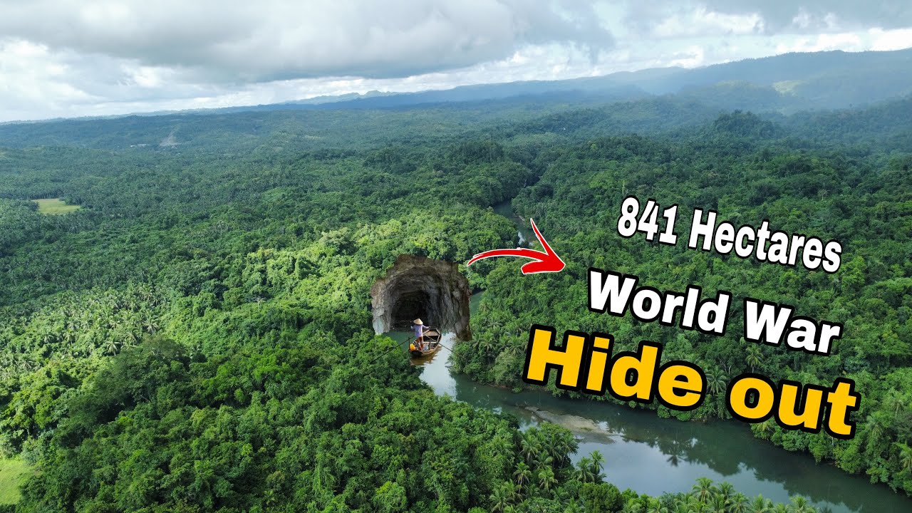 The STRANGE 841 HECTARES JAPANESE HIDEOUT during World War II in Philippines.