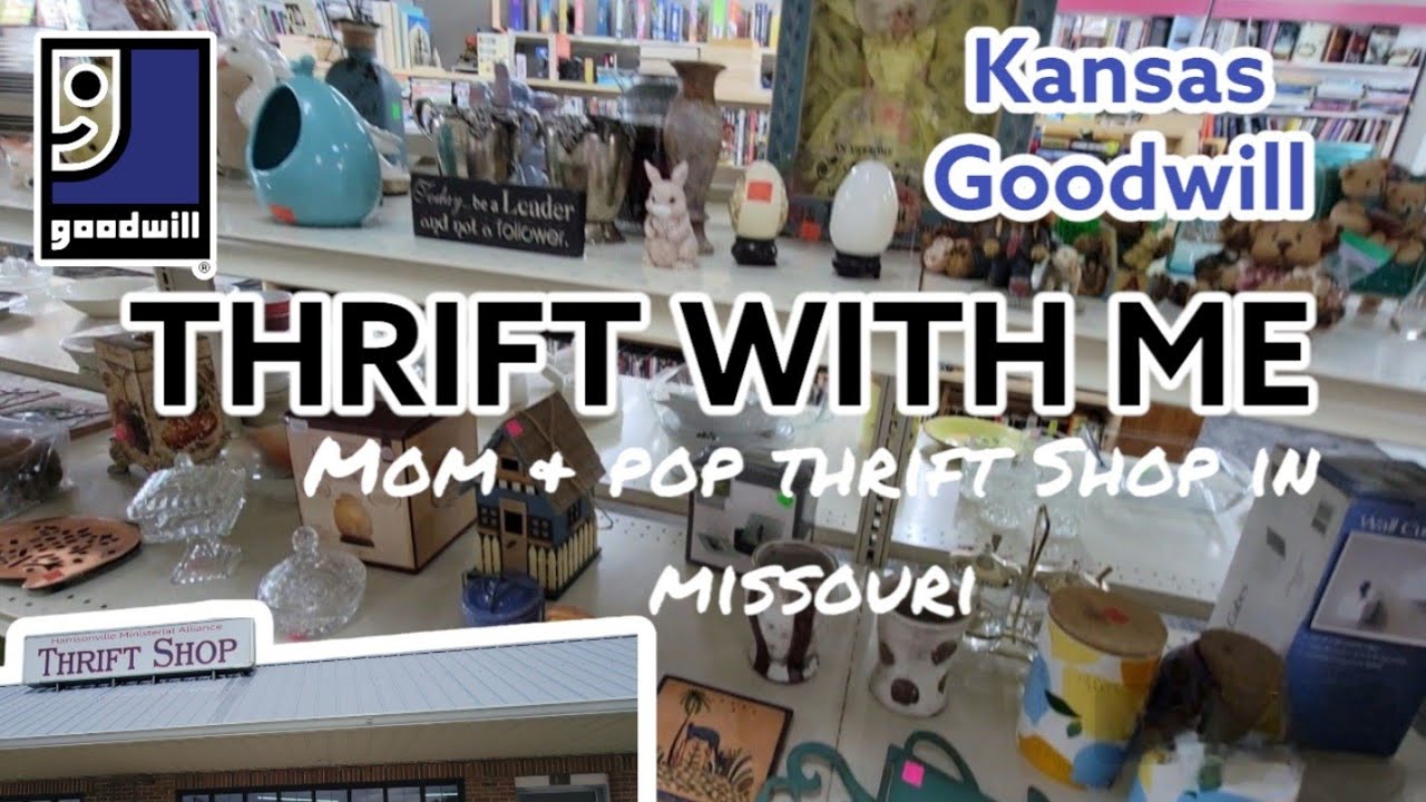 I Wish I Would've Grabbed It! Goodwill Thrift With Me + Mom & Pop Shop In Missouri Vintage Decor