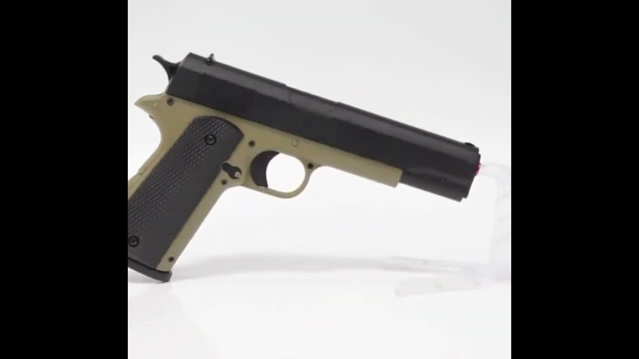 STD Colt 1911 Gel Blaster shooting test
