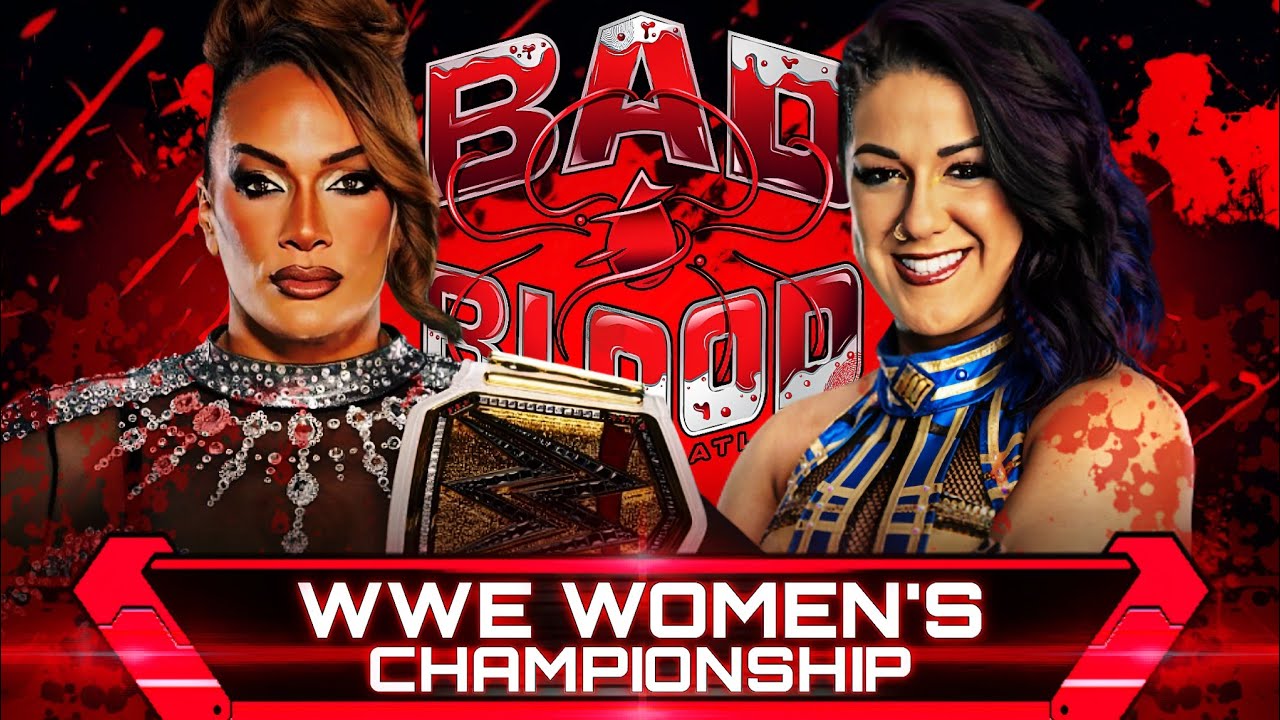 WWE 2K24 | Nia Jax VS Bayley - WWE Women's Championship | Bad Blood