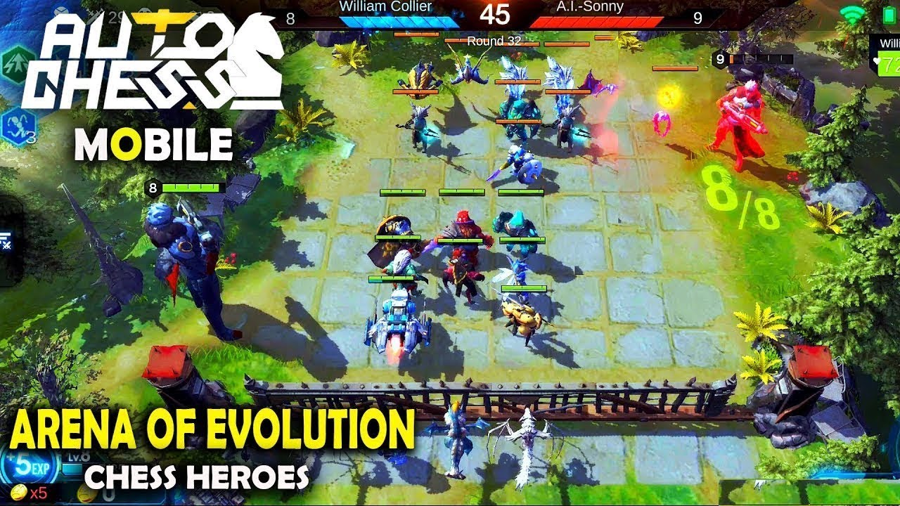 ЛУЧШАЯ СБОРКА DOTA AUTO CHESS НА ANDROID ARENA OF EVOLUTION: CHESS HEROES