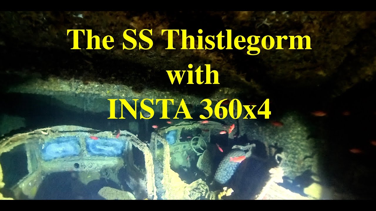 The SS Thistlegorm with INSTA 360x4