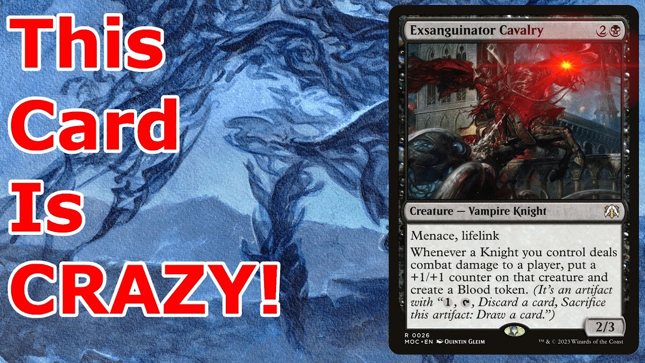 HOT TECH FROM ETERNAL WEEKEND!  Mono Black Aggro- Exsanguinator Cavalry + Archfiend of the Dross