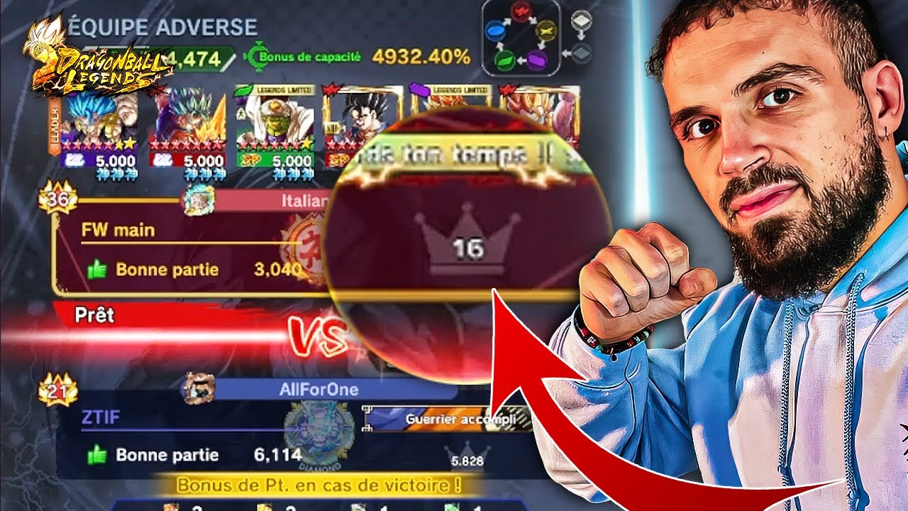 ÉNORME GAME FACE au 16EME MONDIAL ! ( DB Legends )