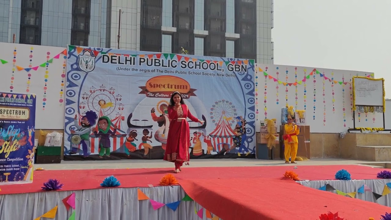 Krishna Flute | Mahabharat Dance | Mother-Son Duo | DPS-GBN Spectrum - The Culture Fest 2024