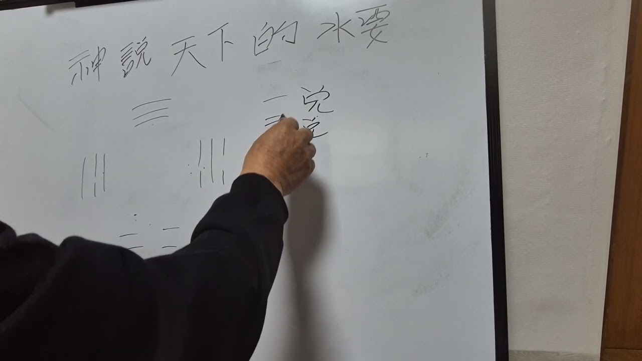 한자 만드는 것은 건곤감리를 벗어날 수 없다.