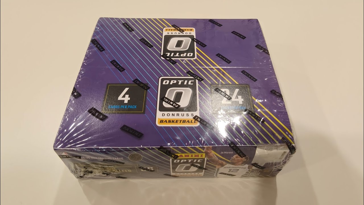 OPTIC 零售版籃球卡台幣3600盒，20包，一包4張，不保證簽名 2024-25 NBA DONRUSS OPTIC NBA Basketball Trading Cards Retail Box