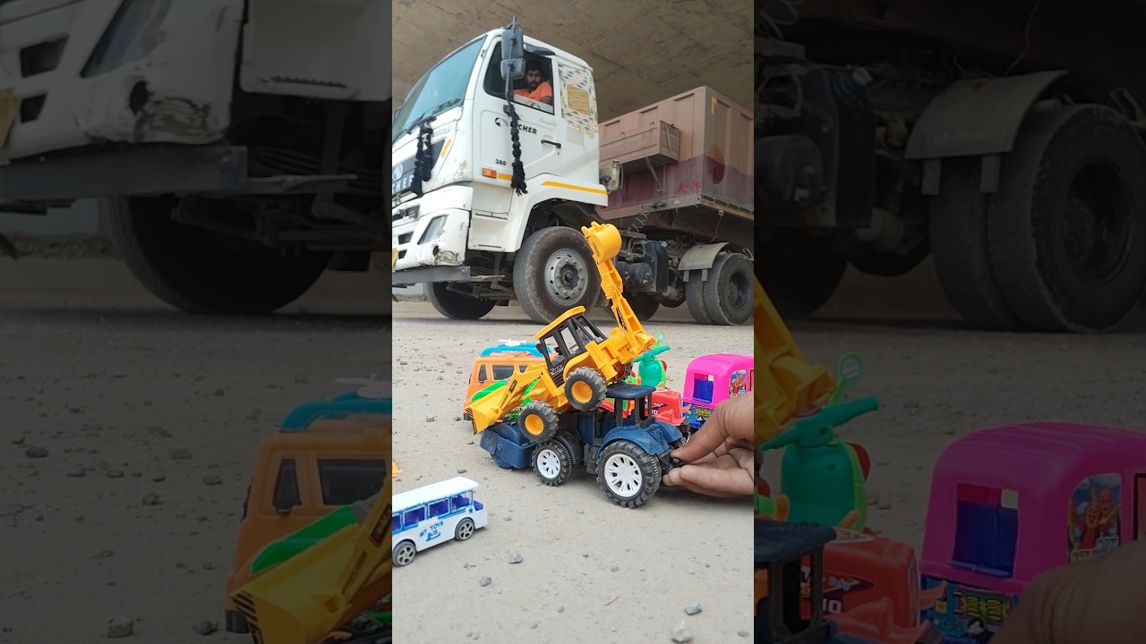 Rc remote control JCB unboxing video #trending 🔥 short video #toys video #funny video