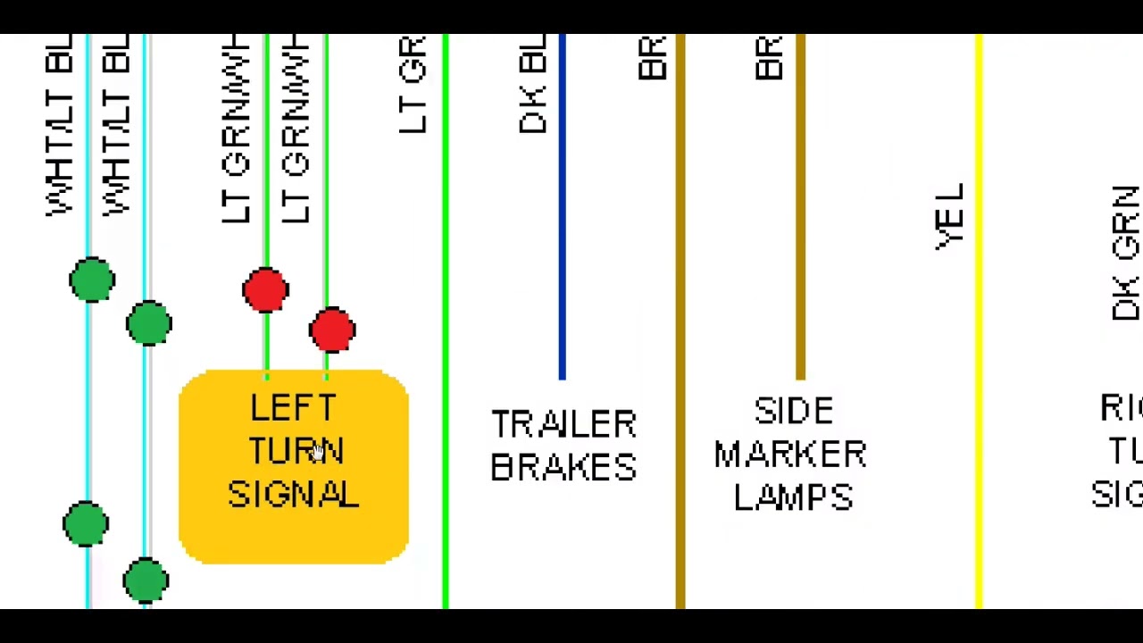 ford econoline 2003 diagrama luces exteriores remarcado luces direccionales