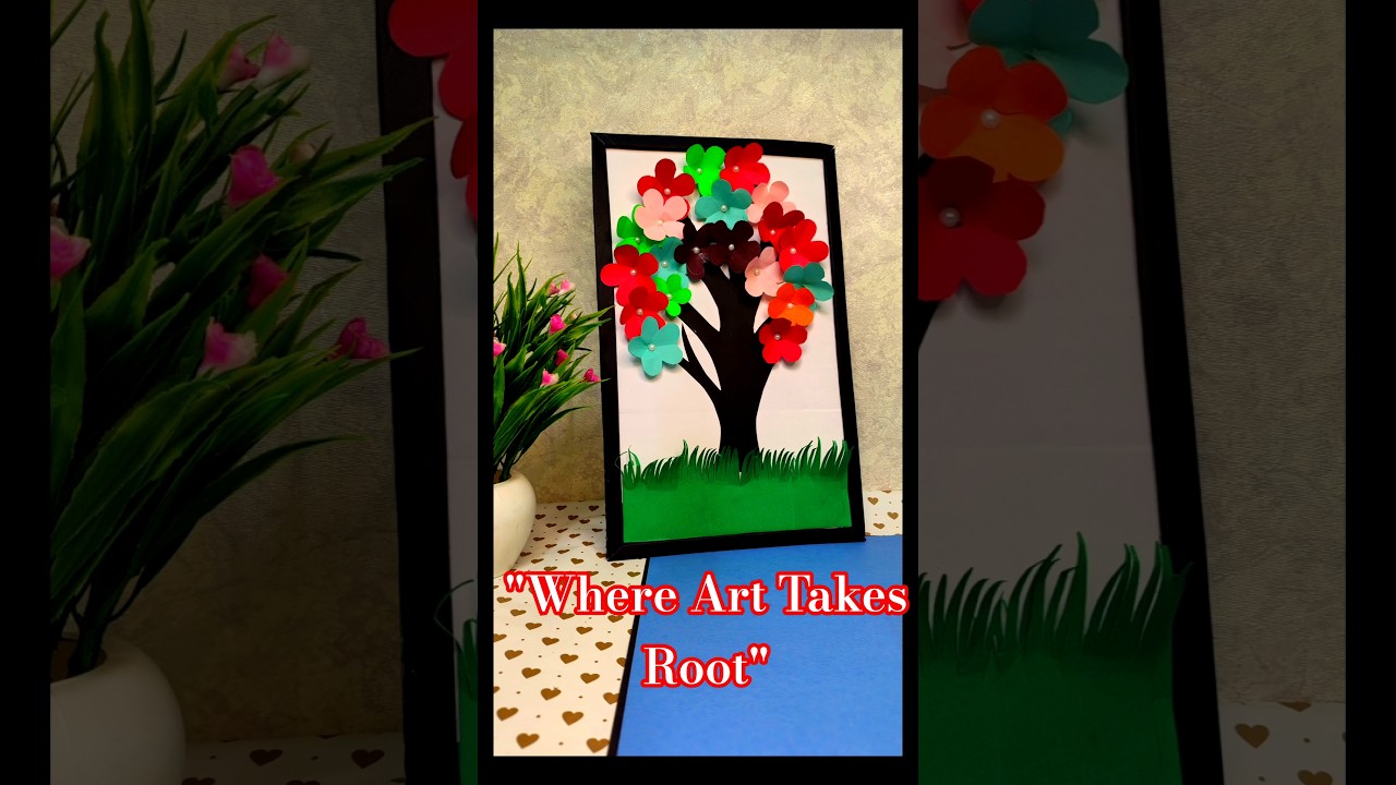 Paper Tree Wall Hanging | Wall Hanging For Home Decoration | 