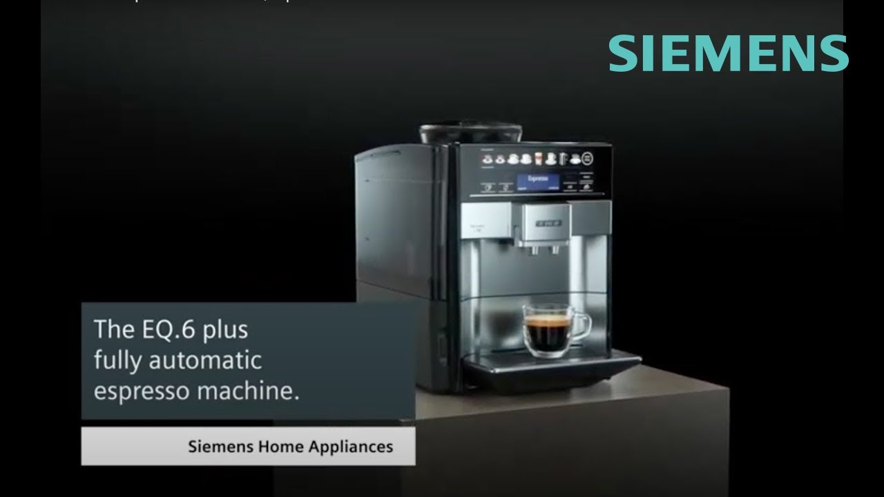 Siemens espressomaskin EQ.6 plus – Kaffemaskinen som är enkel att använda.
