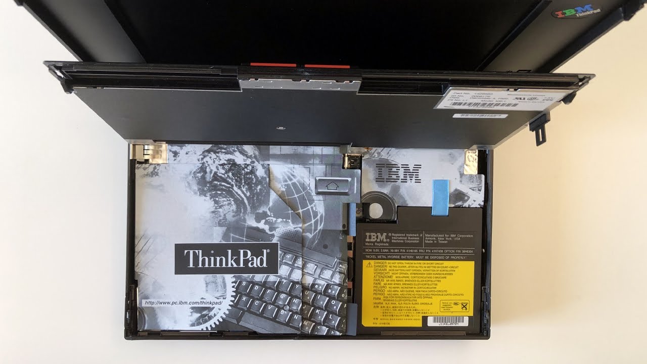 IBM Thinkpad 365XD [PT2]: Keyboard & Floppy Drive Caddy Swap - #IJDM020