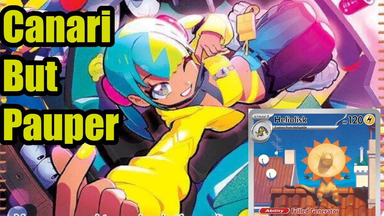Flip lots of coins, get heads, WIN! Canari and Heliolisk synergy in Pauper - Pokemon TCG