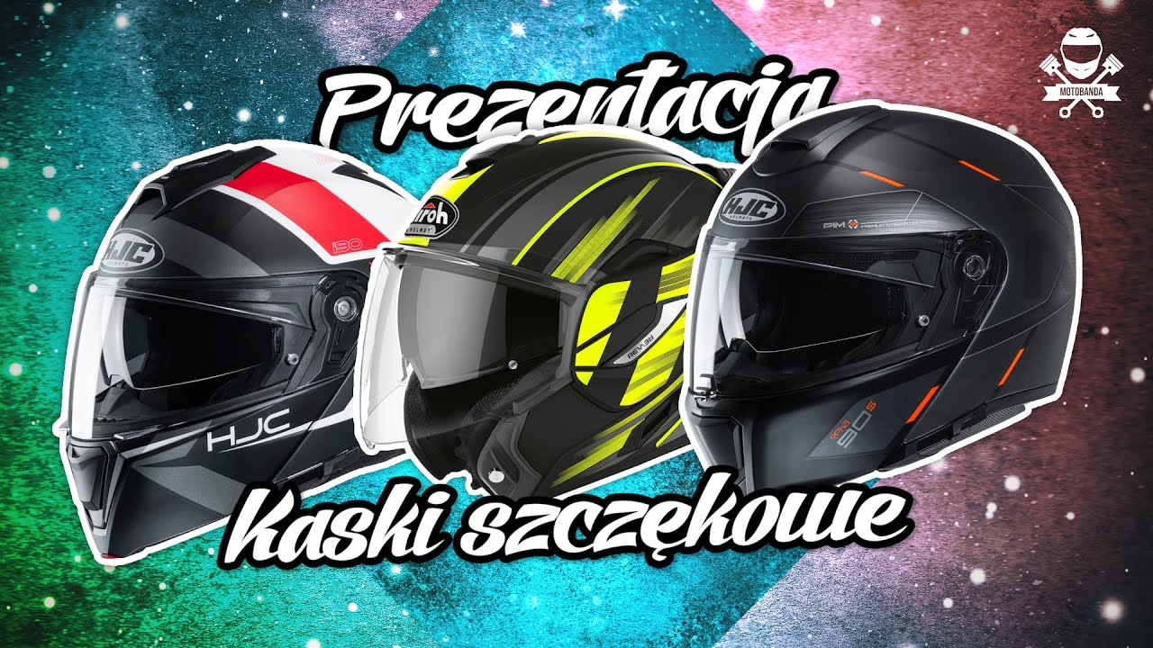 Trzy najciekawsze kaski szczękowe 2020! HJC I90, Airoh REV, HJC R-PHA 90S