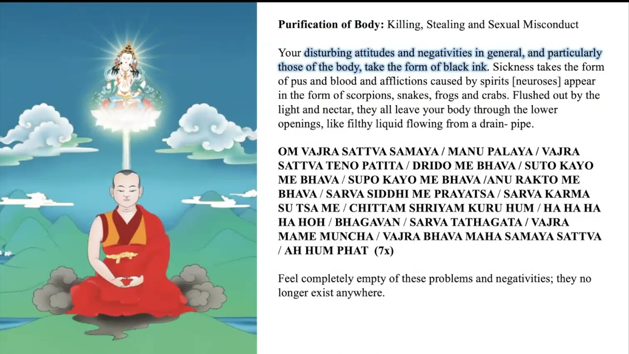 11_Purification Retreat: Lightly Guided Evening Vajrasattva Practice