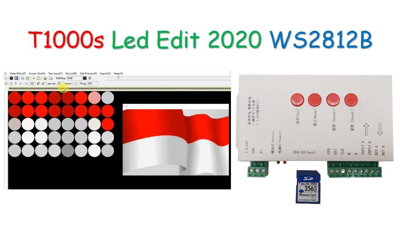 T1000s Led Controller WS2812B WS2811 Led Edit 2020
