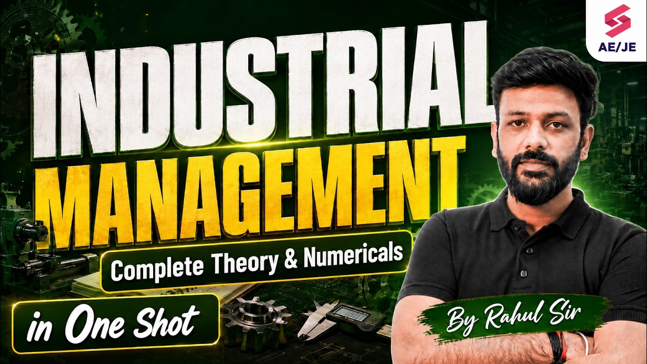 Industrial Management Important Questions | Industrial Management One Shot by Rahul Sir