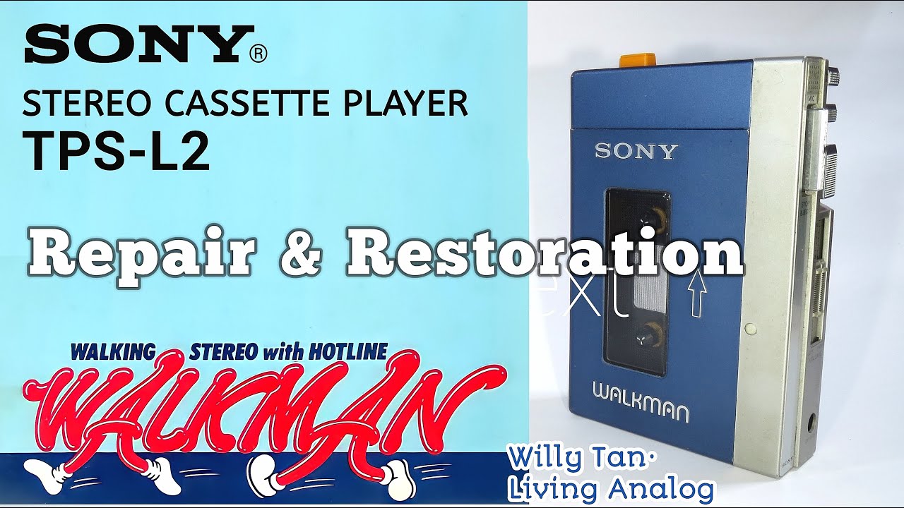 Sony Walkman TPS-L2 (no.4) Repair & Restoration || 索尼 TPS-L2 (no.4) 磁帶/卡帶 隨身聽維修