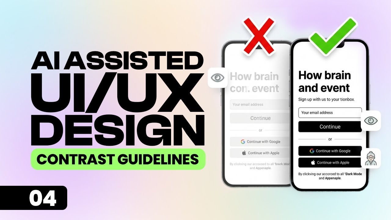 Contrast Guidelines In UI/UX - AI-Assisted UI/UX Design Series 2026 Phase 1 - Part-4