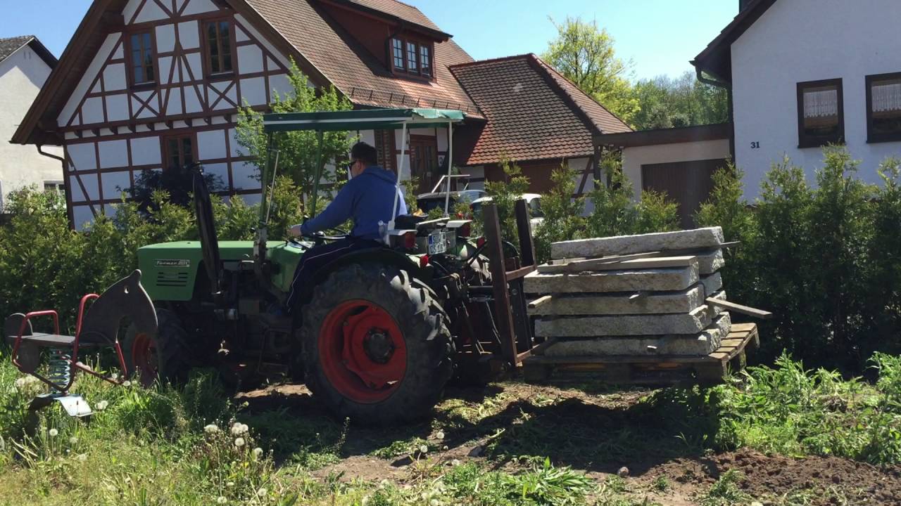 Fendt 203v Palettengabel & hydraulischer Oberlenker