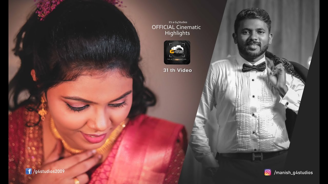 Jones & Jemi Wedding Cinematic Candid  Highlights HD G4Studios