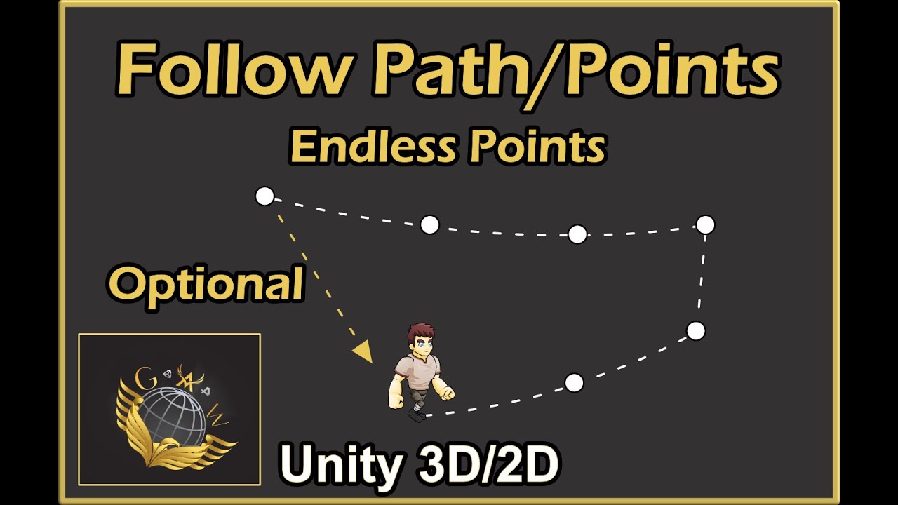 Unity Следовать пути или точкам