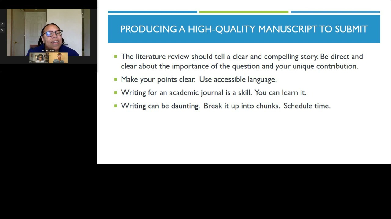 Ideas, Written Word, and Research: How to Publish in a Scholarly Journal