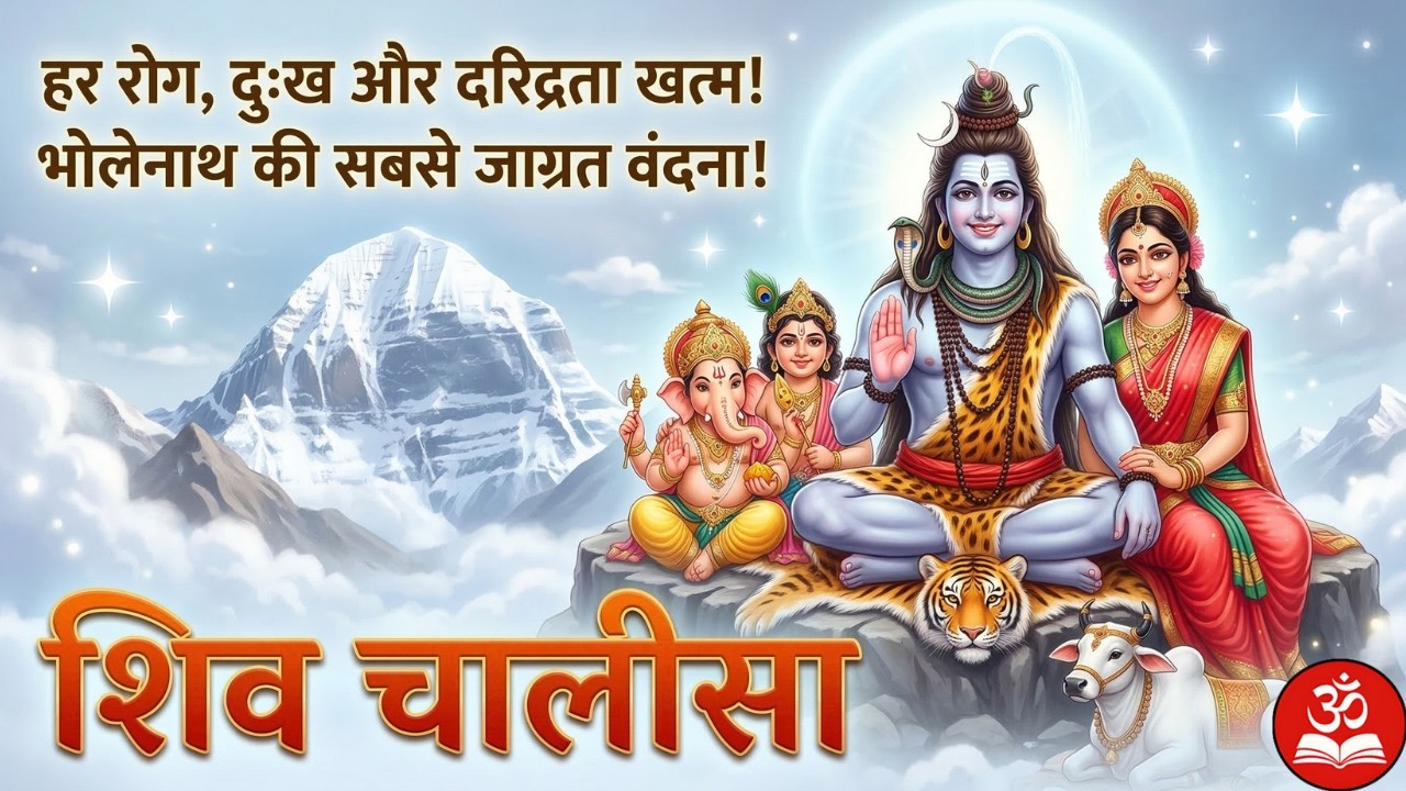शिव चालीसा - हर रोग, दुःख और दरिद्रता को मिटाने वाला महापाठ | Shiva Chalisa by Sanatan Chetana