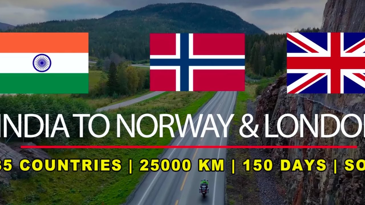 @MOTO_ADVANTURE01 INDIA TO NORWAY & LONDON JOURNEY ||ALL OFF 25000 KM #india #norway #london #yt