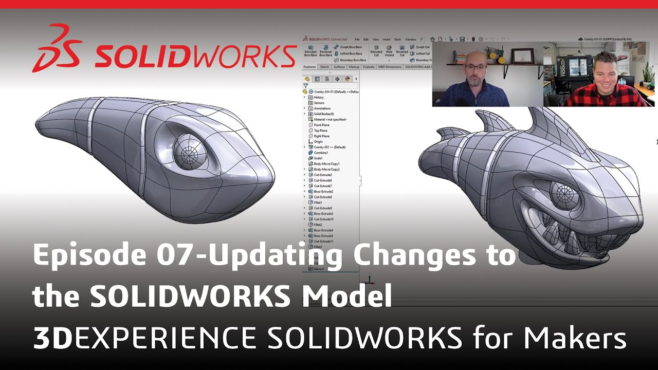 Makers Tutorial Series - Episode 07: Updating changes to the SOLIDWORKS Model