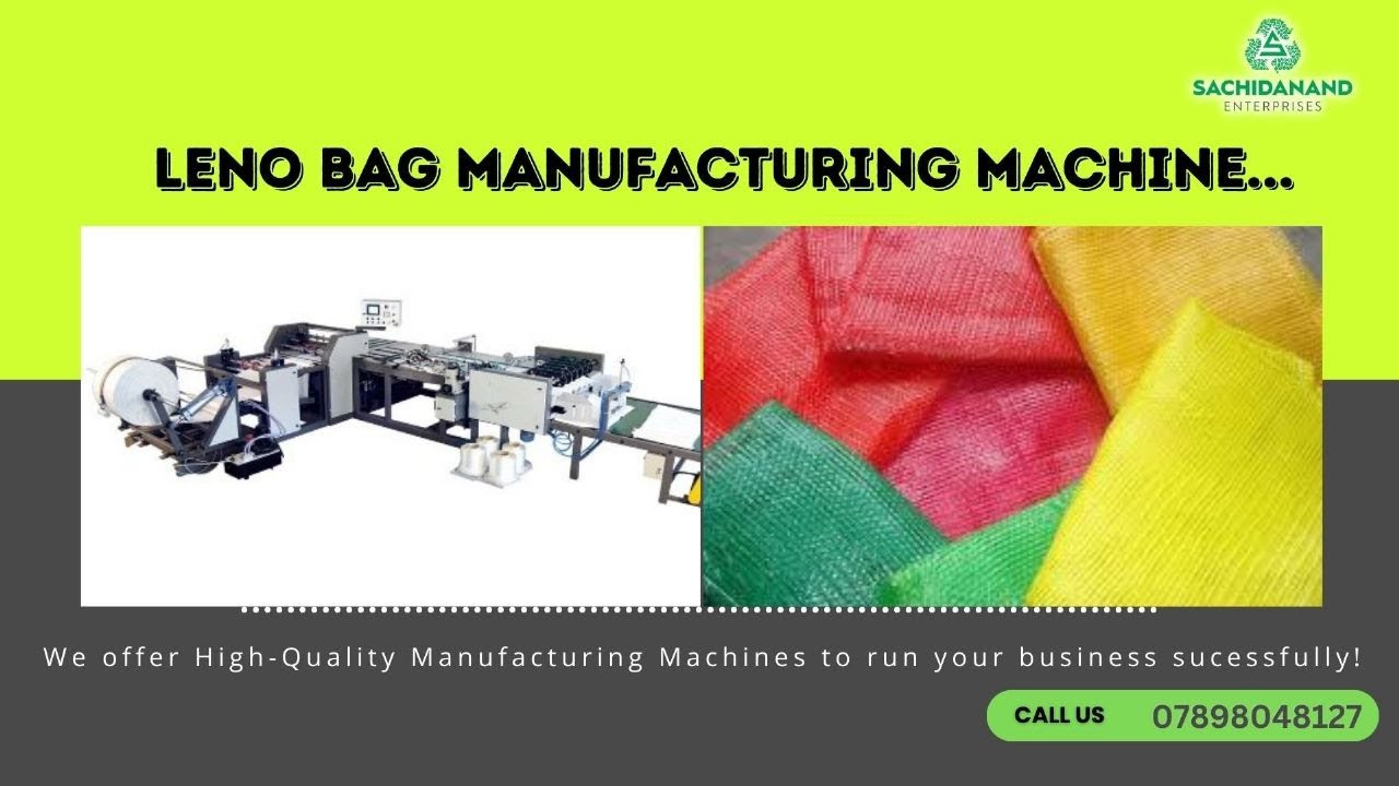 Leno mesh bags making industry |  Leno Bag Cutting and Sewing Machine Manufacturer in Indore MP |