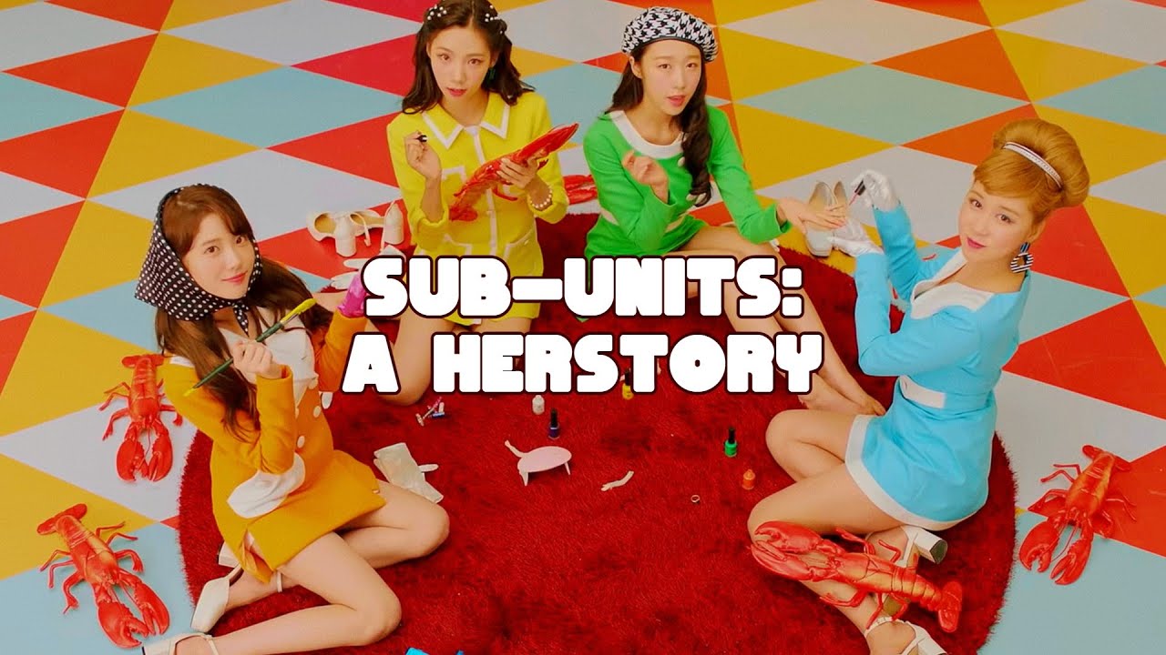 the history of kpop girl group sub-units
