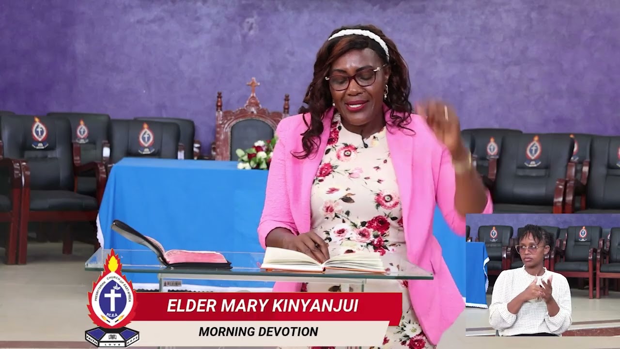 FRIDAY MORNING DEVOTION LED BY ELDER MARY KINYANJUI