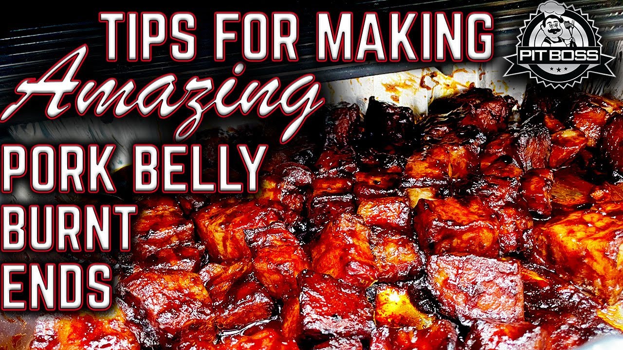 TIPS FOR MAKING AMAZING PORK BELLY BURNT ENDS ON PELLET GRILL!   PIT BOSS PLATINUM LAREDO 1000 COOK