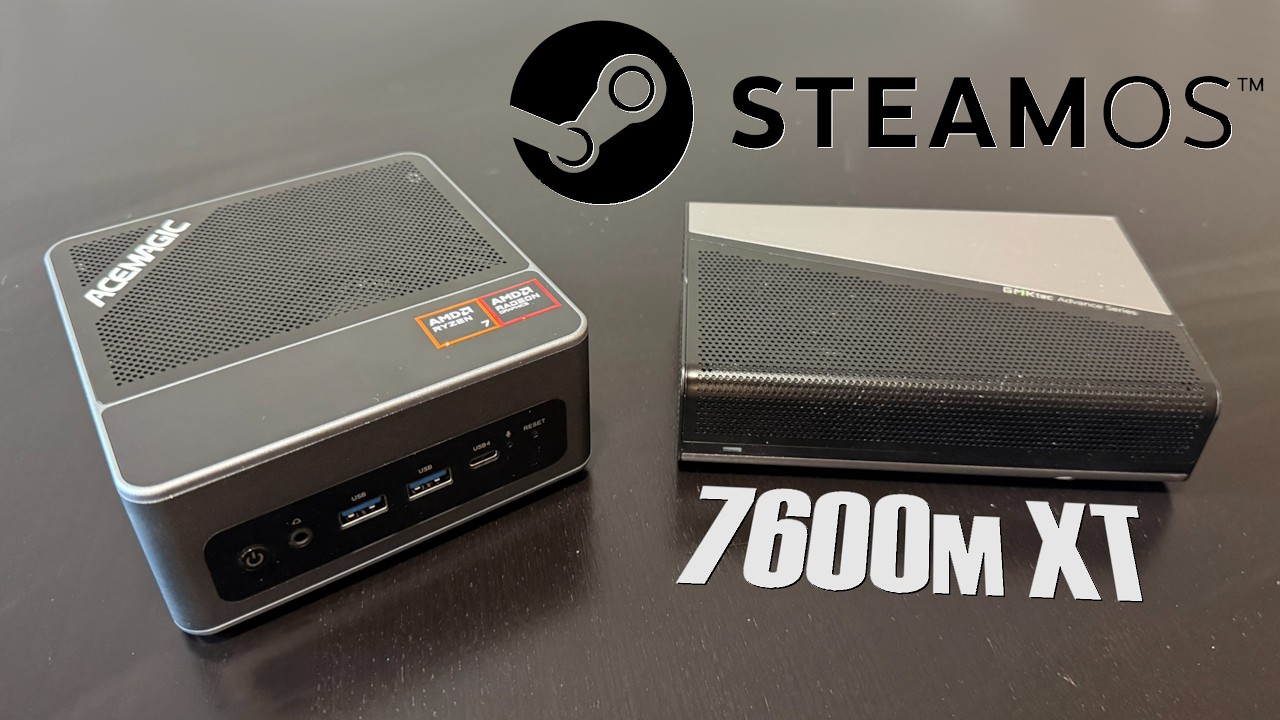 Can't Get a Steam Machine? - the AceMagic F5A + eGPU = Saviour!