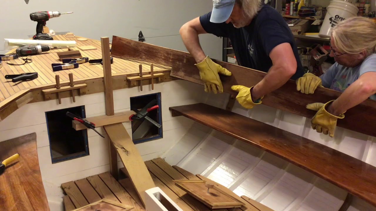 Boat Building- How to Steam Bend the Coaming -Episode 100