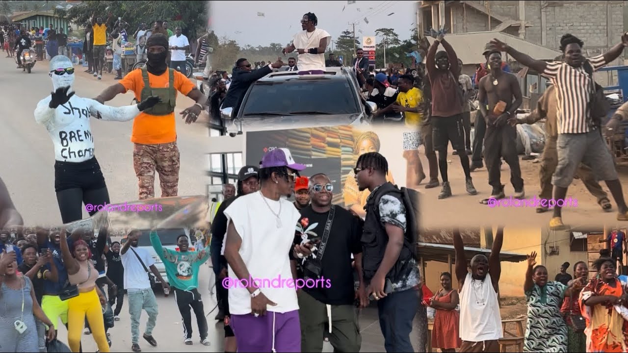 Shatta Wale and Team Storm Ashanti Region Ahead of Tonight’s Show
