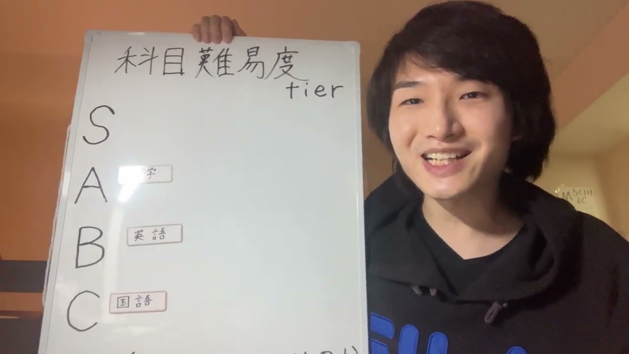 大学受験科目　難易度ティア