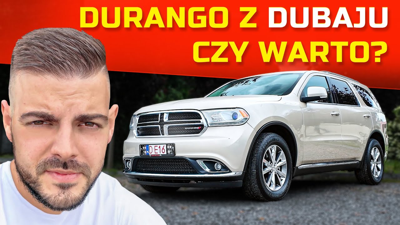 Idealne daily dla dużej rodziny. Dodge Durango z silnikiem V6. Ile kosztuje w Dubaju?