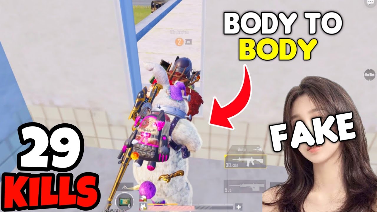 Body Touching Moment With My Teammate And Fake Girl Gamer Caught • (29 KILLS) • BGMI Gameplay