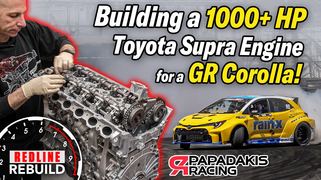 Двигатель Toyota Supra (BMW) B58 мощностью более 1000 лошадиных сил, собранный с командой Papadak...